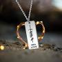 Irish Ogham Love Happiness Necklace Keychain Grelic Irish Jewelry Gift