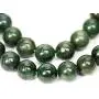 REGIS 9-10mm Jade Necklace by is Lovely. Every Bead is Slightly Different Giving Each Necklace a Unique Design.(Green)