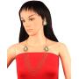 Touchstone Indian Bollywood Handcrafted Traditional Royal Mughal Kundan Polki Meenakari Enamel Colorful Wedding Designer Jewelry Long Necklace Set in Gold and Silver Tone for Women.