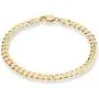 Miabella 18K Gold Over Sterling Silver Italian 5mm Solid Diamond-Cut Cuban Link Curb Chain Bracelet for Men Women, 6.5, 7, 8, 9 Inch 925 Made in Italy Miabella 18K Gold Over Sterling Silver Italian 5mm Solid Diamond-Cut Cuban Link Curb Chain Bracelet for Men Women, 6.5, 7, 8, 9 Inch 925 Made in Italy