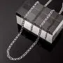 Authentic Solid Sterling Silver Flat Mariner Anchor Link .925 ITProLux Necklace Chains 3.5MM - 8.5MM, 16'' - 30'', Silver Chain for Men & Women, Made In Italy, Next Level Jewelry