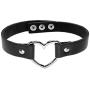 Jovivi Cool Gothic Genuine Emo O-Ring Spike Rivets Punk Necklace Adjustable