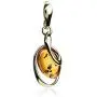 Amber Sterling Silver Oval Pendant Amber Sterling Silver Oval Pendant