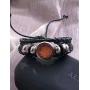 Leather Bracelet Woven Braided Muslim Allah Religions Jewelry Talisman Amulet Keep Calm Inscription (style 3)
