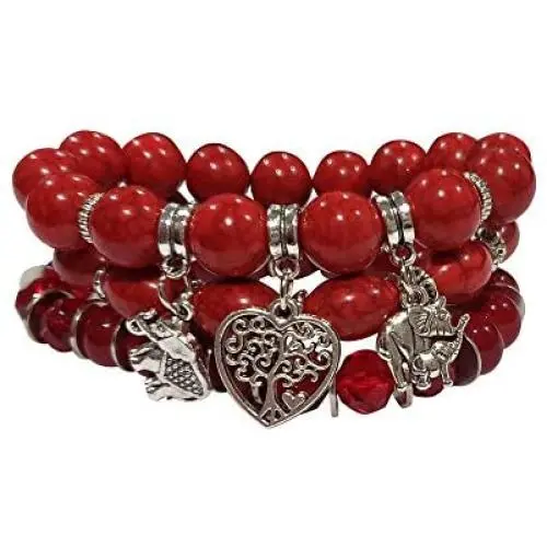 CONNEXX HENRY INC Beaded Bracelets for Women – Good Luck Charm Bracelet with Elegant Box Packaging – Cute Elephant Beaded Bracelets – One Size Fits All – Ideal for Birthday, Anniversary CONNEXX HENRY INC Beaded Bracelets for Women – Good Luck Charm Bracelet with Elegant Box Packaging – Cute Elephant Beaded Bracelets – One Size Fits All – Ideal for Birthday, Anniversary