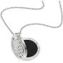 Unisex Essential Oil Diffuser Necklace – Aromatherapy Jewelry - Hypoallergenic 316L Surgical Grade Stainless Steel, 24” Rope Chain + 9 Washable Insert Pads