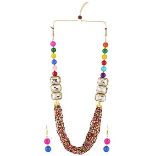 Efulgenz Fashion Chunky Multi Layered Faux Pearl Crystal Statement Necklace Earrings Costume Accessories Jewelry Set Efulgenz Fashion Chunky Multi Layered Faux Pearl Crystal Statement Necklace Earrings Costume Accessories Jewelry Set