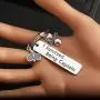 MAOFAED Tennis Gift Tennis Player Gift Tennis Coach Gift Tennis Captain Gift Tennis Team Gift I Survived Being Captain Tennis Keychain