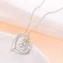 Unicorn Necklace Sterling Silver Forever Love Unicorn in Heart Pendant Necklace for Women Girlfriend Daughter Gift Unicorn Necklace Sterling Silver Forever Love Unicorn in Heart Pendant Necklace for Women Girlfriend Daughter Gift