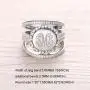 AILIN Personalized Monogram Rings 4 Designed Engraved CZ Stacking Name Rings Bands Wedding Promise Ring Gift for Mens Womens Girls Couples Heart Round Square Shape AILIN Personalized Monogram Rings 4 Designed Engraved CZ Stacking Name Rings Bands Wedding Promise Ring Gift for Mens Womens Girls Couples Heart Round Square Shape