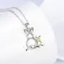 POTOPYY 925 Sterling Silver Animal Pendant Necklace Rabbit/Elephant/Penguin Jewelry Gifts for Women Mother POTOPYY 925 Sterling Silver Animal Pendant Necklace Rabbit/Elephant/Penguin Jewelry Gifts for Women Mother