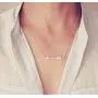 4pcs Arrow Pendant Necklace Bracelet Bangle Dangle Earrings Adjustable Mid Finger Rings for Women Dainty Jewelry Set