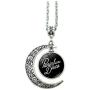Panic! at The Disco Band Logo Moon Pendant Necklace, Earrings, Bracelet, Charms Gift (A)