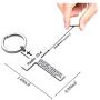 Ldurian Christian Keychain ECCLESIASTES 3:1 Bible Verse Key Chain Inspirational Cross Religious Gifts…