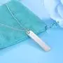 EPIRORA Mothers Birthday Gift S925 Sterling Silver Necklace I Love You Mom Vertical Bar Pendant Mom Jewelry from Daughter Son Kids