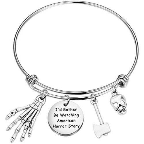 BLEOUK American Horror Story Inspired Gift Id Rather Be Watching American Horror Story Fandom Gift