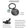 WSNANG Ohana Keychain Stitch Gift My Patronus is a Stitch Keychain Hibiscus Flower Jewelry for Family Friends