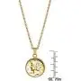 American Coin Treasures Gold-Layered Silver Mercury Dime Goldtone Coin Pendant with 18'' Chain Necklace - Genuine and Elegant Keepsake Jewelry for Women | White Luxury Gift Box Included