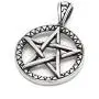 Gungneer Wicca Star Necklace Pendant Stainless Steel Pagan Jewelry Pentacle Strength Power Talisman for Men Women Gungneer Wicca Star Necklace Pendant Stainless Steel Pagan Jewelry Pentacle Strength Power Talisman for Men Women