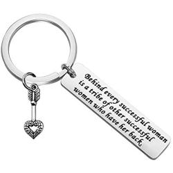 CYTING Tribe Gift Tribe Keychain with Love Heart Arrow Charm Tribe Jewelry Inspirational Gift for Friend Family Team Gift