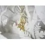 La Menagerie Monkey Gold Origami Jewelry & Gold Geometric Necklace – 18 Karat Plated Gold Necklace & Monkey Necklaces for Women – Monkey Necklace for Girls & Origami Necklace