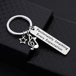 Gzrlyf Hamilton Musical Keychain Passionately Smashing Every Expectation Funny Hamilton Inspired Gifts