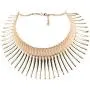 LZHLQ African National Flamboyant Necklaces Adjustable Personality Creative Style Large Collars Necklaces for Women Gold Egypt Punk Gothic Customized Fashion Jewelry