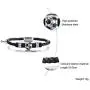 MPRAINBOW Free Engraving Stainless Steel Braided Soccer Football Genuine Leather Bracelets for Men Women
