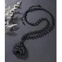 Jovivi Hand Carved Mother Elephant Natural Black Obsidian Necklace Healing Crystal Gemstone Necklaces Pendant Protection Lucky Amulet Charm Adjustable Braided Rope Mothers Day Gifts Jovivi Hand Carved Mother Elephant Natural Black Obsidian Necklace Healing Crystal Gemstone Necklaces Pendant Protection Lucky Amulet Charm Adjustable Braided Rope Mothers Day Gifts