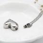 Always in My Heart Cremation Jewelry for Human Ashes Keepsake Urn Necklace of Loved One Memorial Ash Jewellery