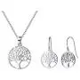 Agvana Sterling Silver Tree of Life Necklace Earrings Jewelry Set Gifts for Women Girls Agvana Sterling Silver Tree of Life Necklace Earrings Jewelry Set Gifts for Women Girls