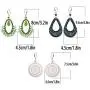 3 Pairs Women’s Girls Statement Dangle Earrings White Forest Green Earrings Woven Thread earrings Bohemia Ethnic Weave Raffia Elegant Rattan Drop Earring Set For Women Teens Girls 3 Pairs Women’s Girls Statement Dangle Earrings White Forest Green Earrings Woven Thread earrings Bohemia Ethnic Weave Raffia Elegant Rattan Drop Earring Set For Women Teens Girls