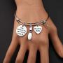 MAOFAED Bowling Ball Lover Gift Bowling Pin Charm Bracelet Bowling Coach Jewelry Bowling Gift for Bowling Players 