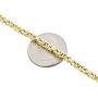 Mens Real 10K Yellow Gold Box Byzantine Link Chain 3.10mm Necklace 22-30 Inches