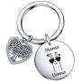 De&ai Mama Llama Charm Keychain, Animal Mama Llama Jewelry for Moms Grands Women Christmas Birthday Gift