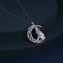 DAOSHANG 925 Sterling Silver Inspirational Oxidized Wolf Moon/Round Pendant Necklace for Women Wolf Jewelry Gifts for Men, 20” Chain DAOSHANG 925 Sterling Silver Inspirational Oxidized Wolf Moon/Round Pendant Necklace for Women Wolf Jewelry Gifts for Men, 20” Chain