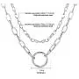 Cross Chain Necklaces For Women,Layered Choker Long Silver Stainless Steel Necklace For Teen Girls Friendship Dainty Best Friend Lock Cute Statement Jewelry Cross Chain Necklaces For Women,Layered Choker Long Silver Stainless Steel Necklace For Teen Girls Friendship Dainty Best Friend Lock Cute Statement Jewelry