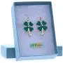 SoulBreezeCollection St. Patricks Day Irish Good Luck Charm Shamrock 4 Leaf Clover Earrings SoulBreezeCollection St. Patricks Day Irish Good Luck Charm Shamrock 4 Leaf Clover Earrings