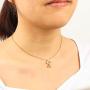 Alphabet Pendant Necklace for Women Initial Choker Pendants Personalized Letter Necklace
