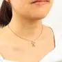 Alphabet Pendant Necklace for Women Initial Choker Pendants Personalized Letter Necklace