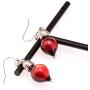 Red Blood Vial Drop Earrings Vampire Jewelry for Halloween