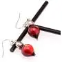 Red Blood Vial Drop Earrings Vampire Jewelry for Halloween