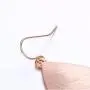 HUIMEI Fishhook Teardrop Earrings with Brushed Finished Dangle Earrings