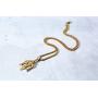 XUANPAI Stainless Steel Mens Punk Trident Neptune Pendant Necklace Statement Necklace Gifts for Him Hip Hop Jewelry