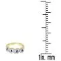 Dazzlingrock Collection 10K Gold Round Blue Sapphire & White Diamond Ladies Bridal Stackable Anniversary Wedding Swirl Ring Dazzlingrock Collection 10K Gold Round Blue Sapphire & White Diamond Ladies Bridal Stackable Anniversary Wedding Swirl Ring