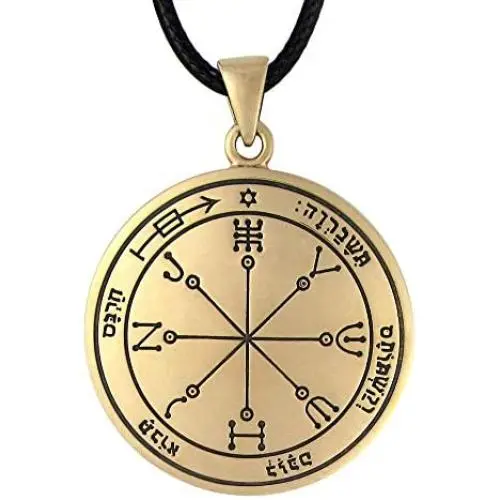Bronze Sixth Pentacle of Mars Talisman for Protection Bronze Sixth Pentacle of Mars Talisman for Protection