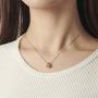 MaLove Sweet Teddy Bear Inspirational Pendant Necklace, Handmade Gold-Tone Plated Pendant Necklace Jewelry Gift for Women