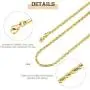 Jstyle 3Pcs 3MM Stainless Steel Twist Rope Chain Necklace for Men Women Silver/Gold/Black Tone,16-30 Inches