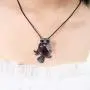 Starain Owl Necklace for Women Girls Healing Crystal Stone Owl Pendant Necklace Owl Jewelry Gifts