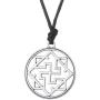 Religious Slavic Hollow Valkyrie Symbol Pagan Amulet Pendant Necklace Jewelry for Men Jewelry